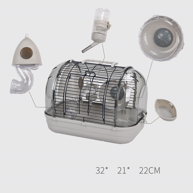 Japanese Style Transparent Hamster Cage