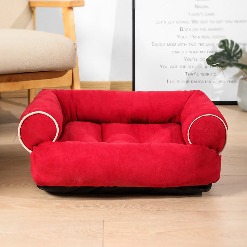 Plush and Comfy Dog Nesting Sofa Bed