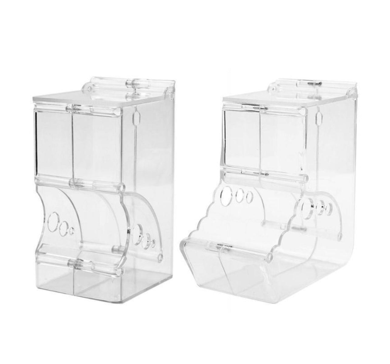 Transparent and Adjustable Food Dispenser For Hamsters