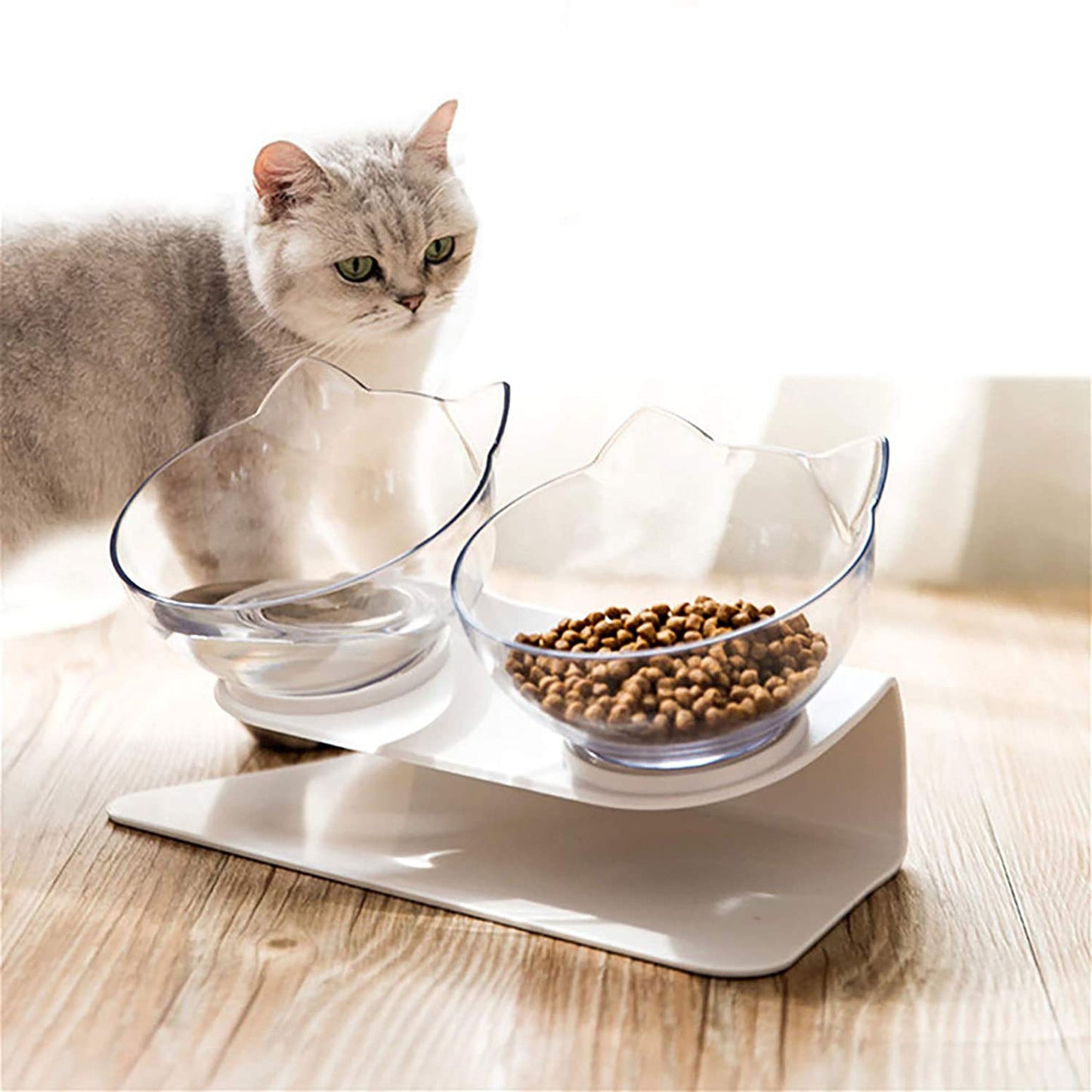 Elevated Food Bowl and Stand For Cats