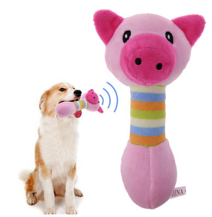 Stuffed Plush Squeaking Chew Toy For Dogs