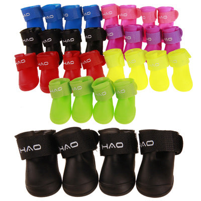 Waterproof and Non-Slip Dog Rain Boots