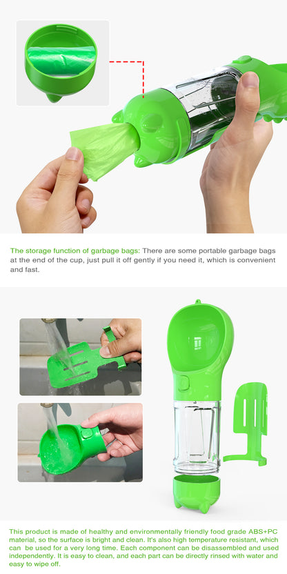 Pet Multi-Functional Water Bottle